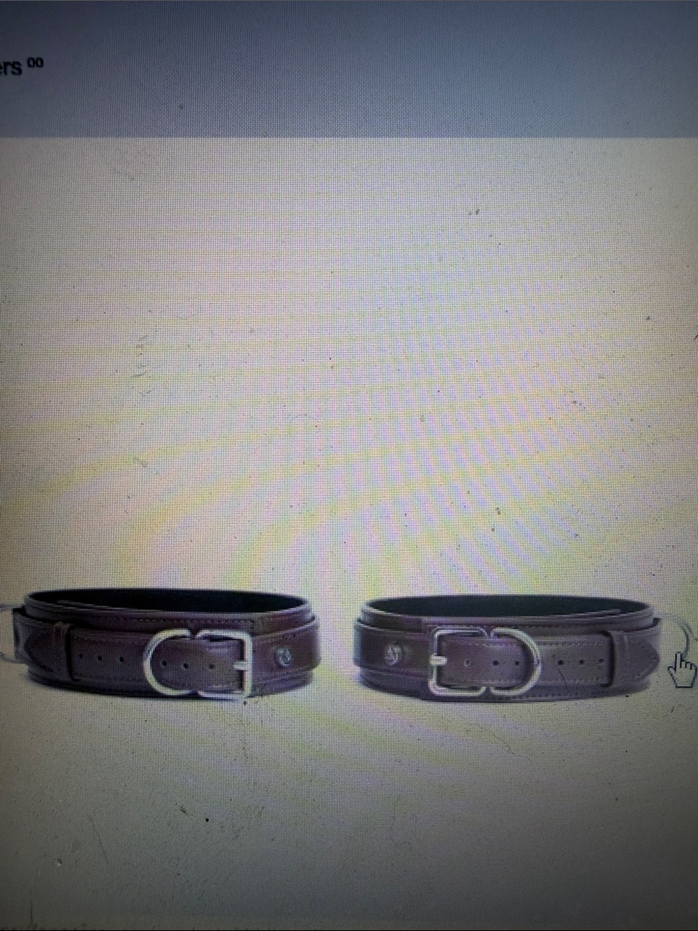 NIB Anoeses Burgundy Thigh Cuffs